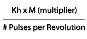 Watt-Hours per Pulse Equation