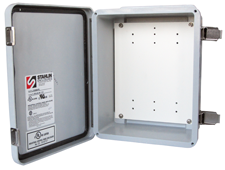 NEMA 4X Fiberglass Hinged Cover Enclosure